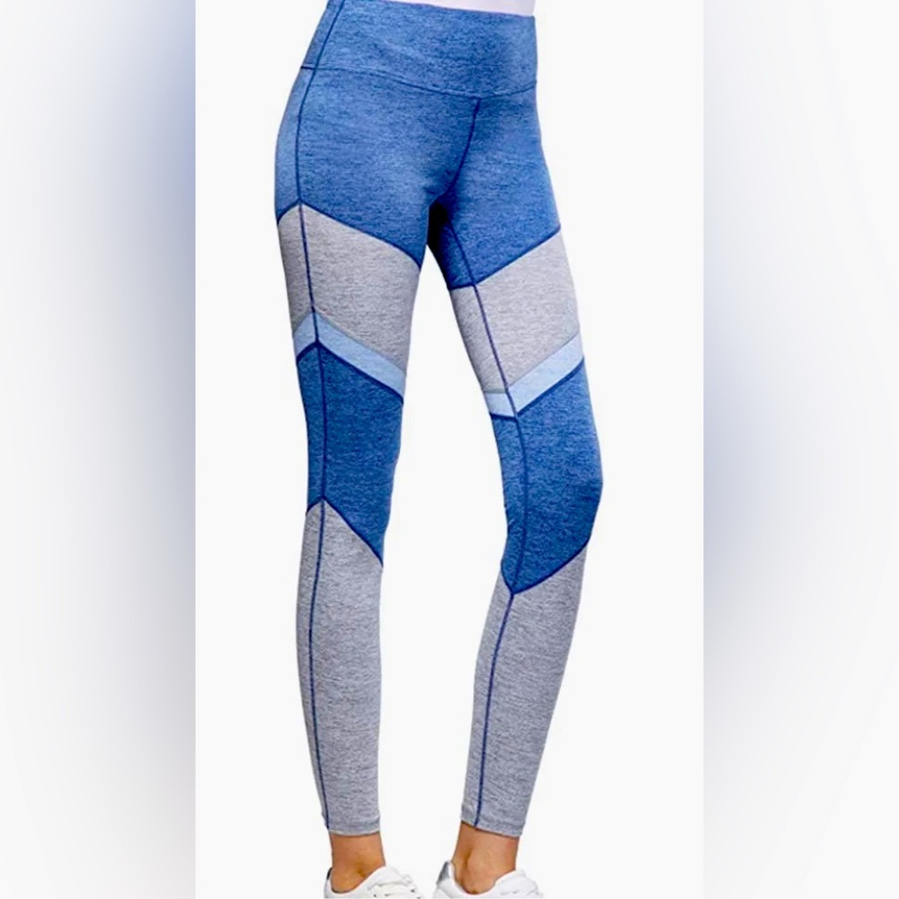 Tangerine Serene Soft Color Block Workout Legging